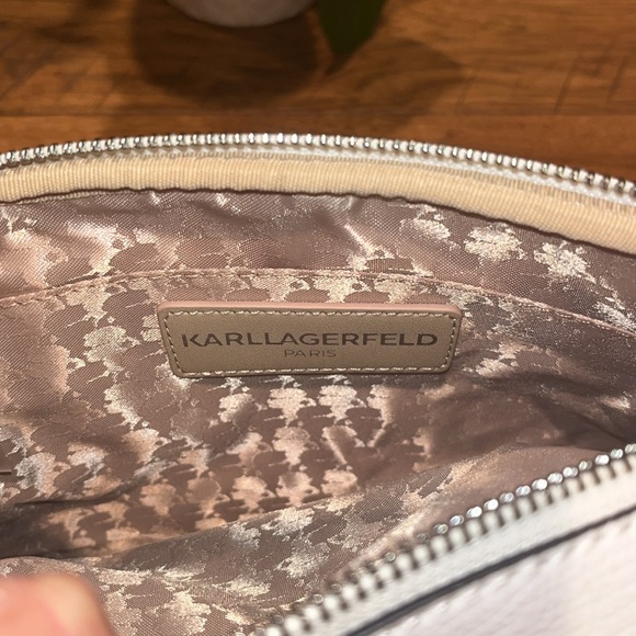 KARL LAGERFELD PARIS WHITE CROSSBODY. NWT - Picture 6 of 6